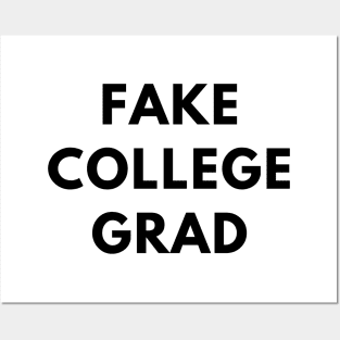 Fake College Grad Posters and Art